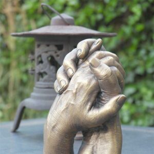 bronzen beschildering met stof effect in dieptes