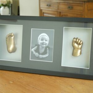 Geel brons beschilderde afdrukjes